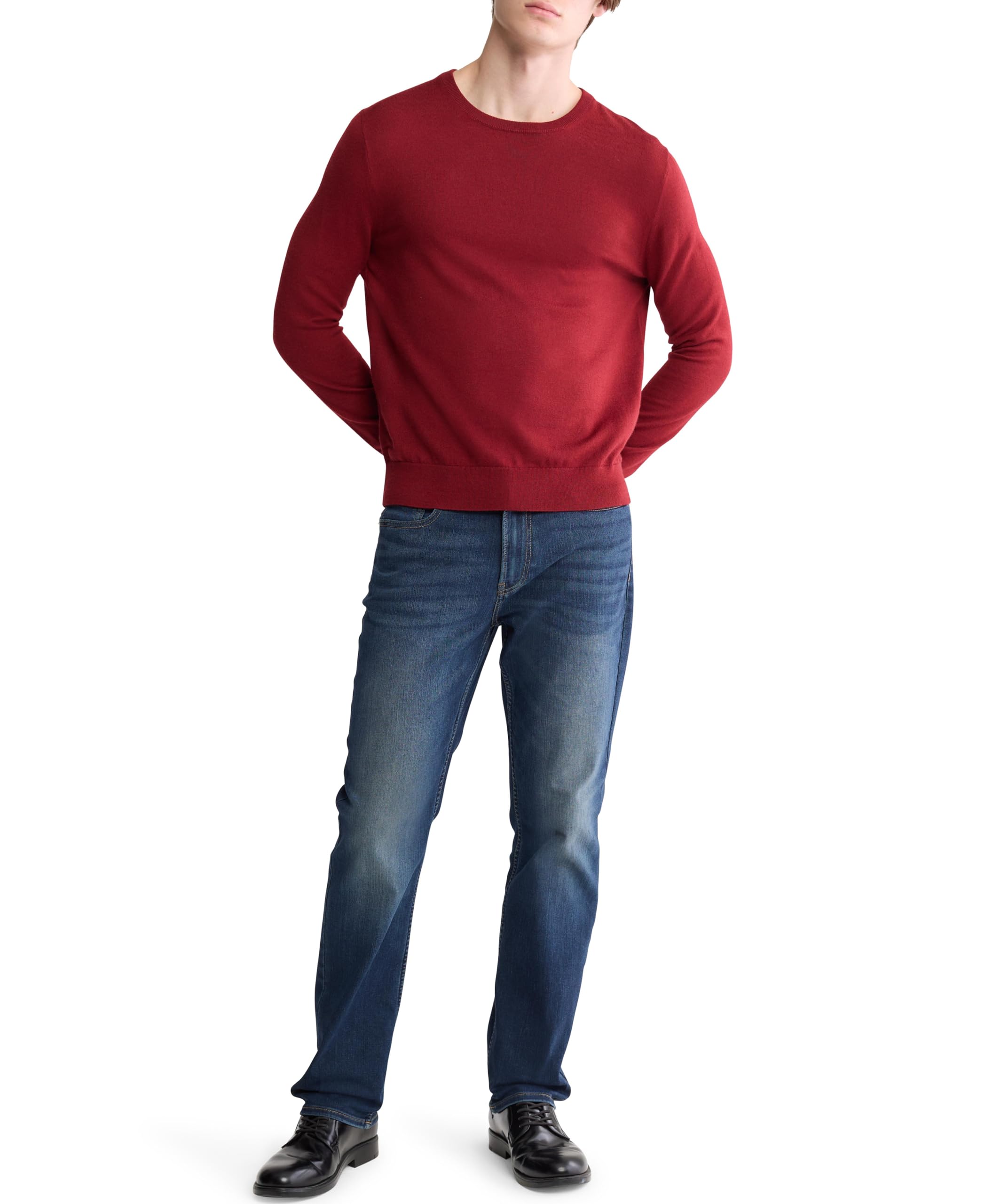 Calvin Klein Maglione in Lana Merino Extra Fine Maglione Uomo (Pacco da 1)