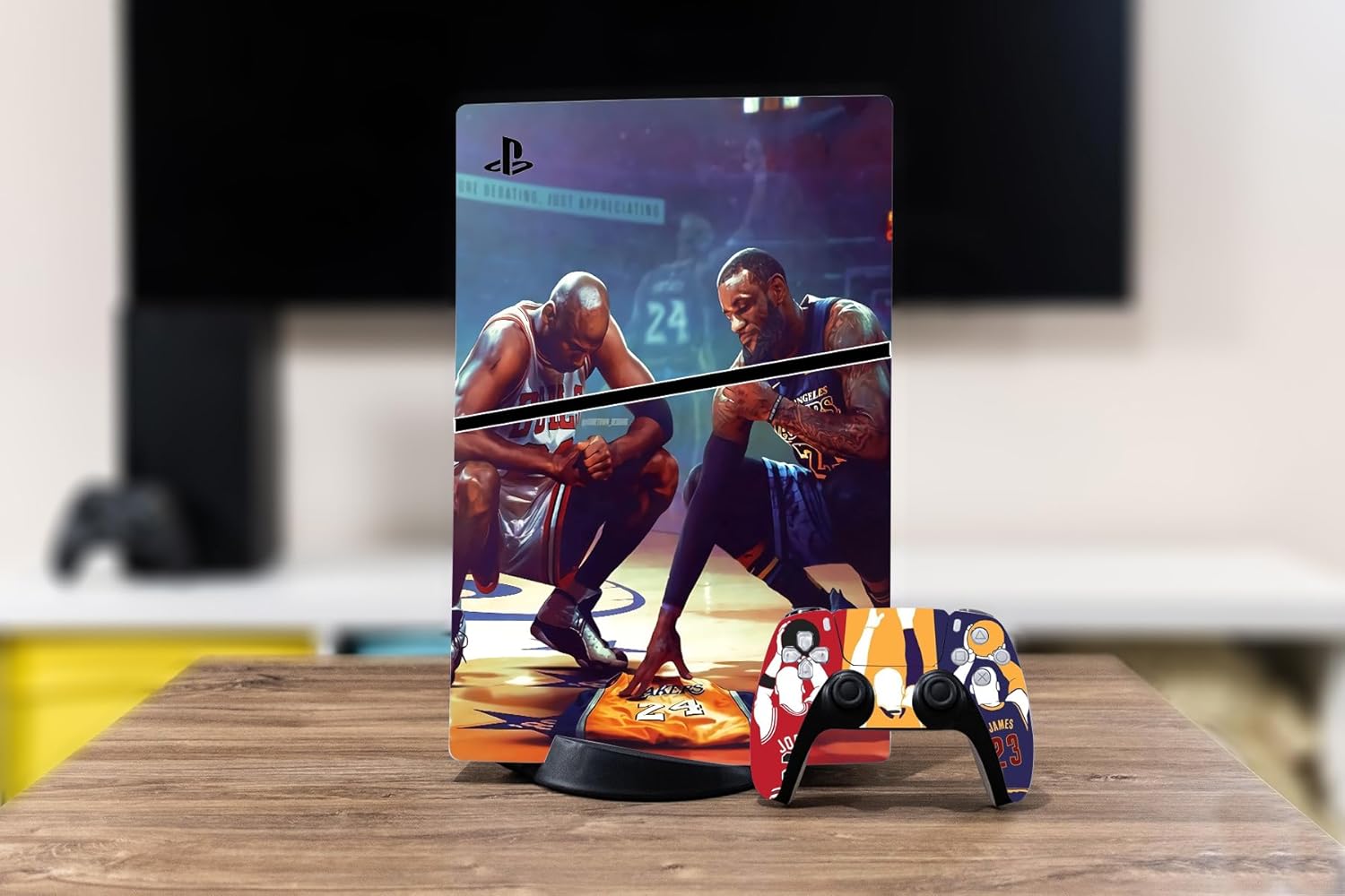 PEYANZ Vinyl Skin Compatible with PS5 Slim (Disk Edition) | HD Print, Scratch Resistant, Bubble-Free Application