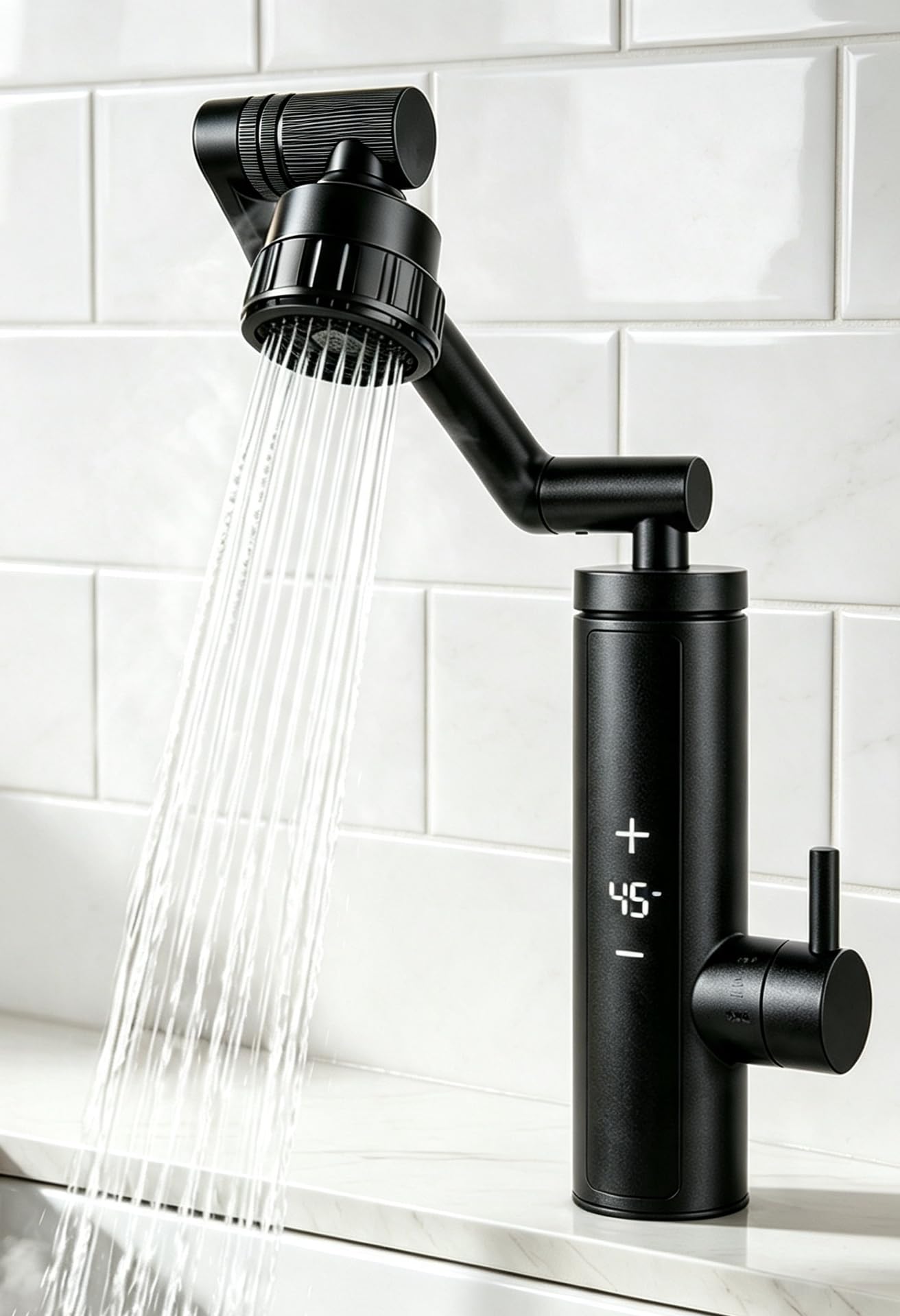 Robinet avec chauffe-eau instantané, robinet d'eau chaude électrique 230 V