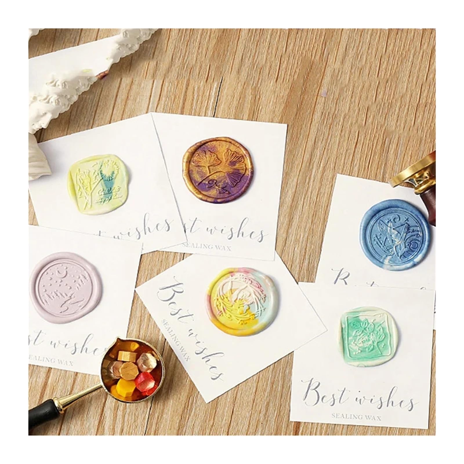 Siegelwachs 500 Stück Wachsdruckperlen Lack | For Siegel, Siegel for Stempel, Retro-Siegel, Hochzeit, Lacre for die Kartenherstellung(Color25)