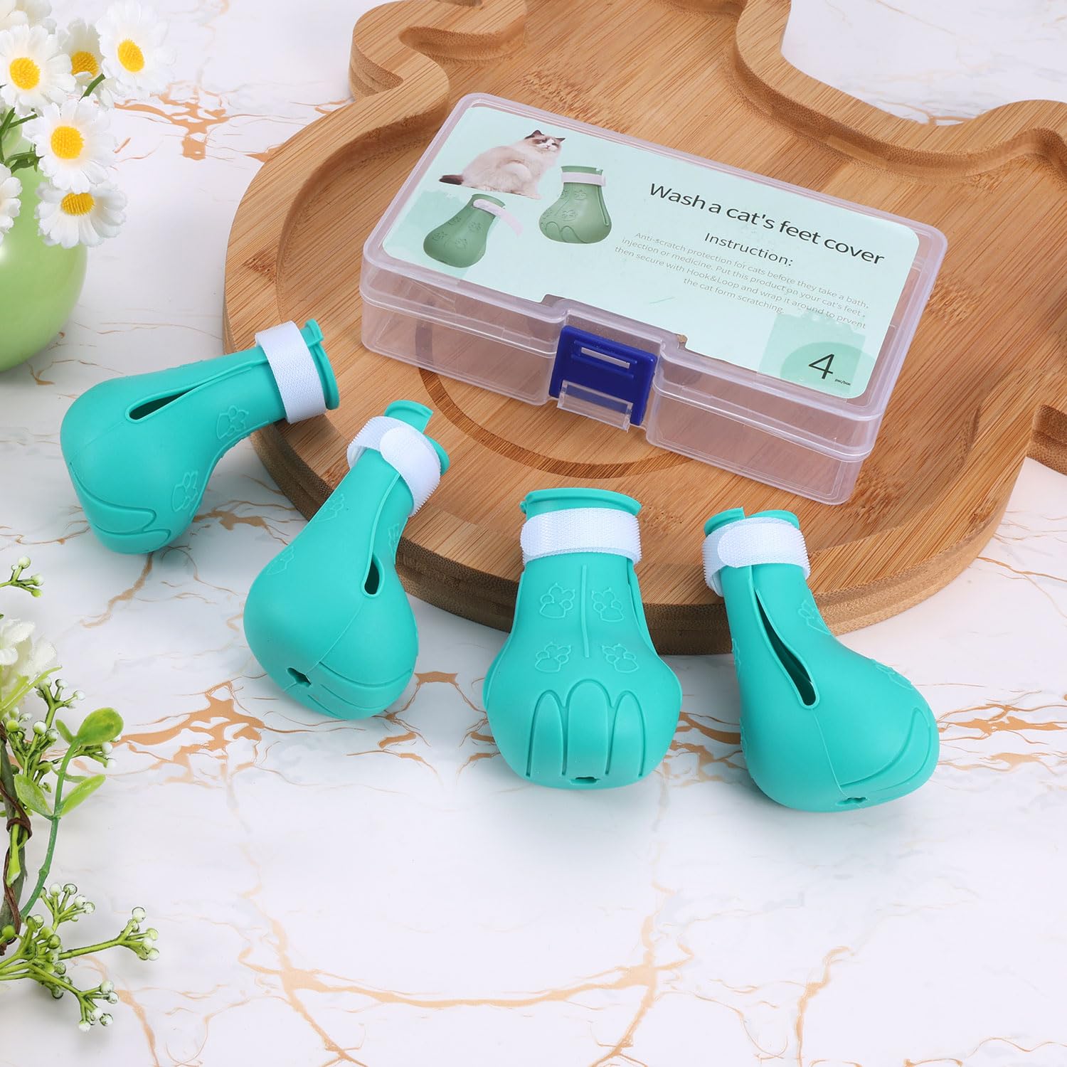 Gosknor 4pcs Cat Feet Covers - Image 3