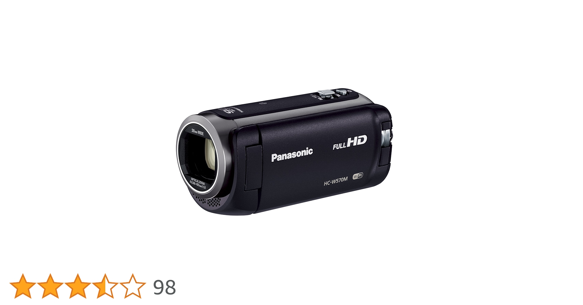 Amazon.co.jp: パナソニック HDビデオカメラ W570M ワイプ撮り 90倍