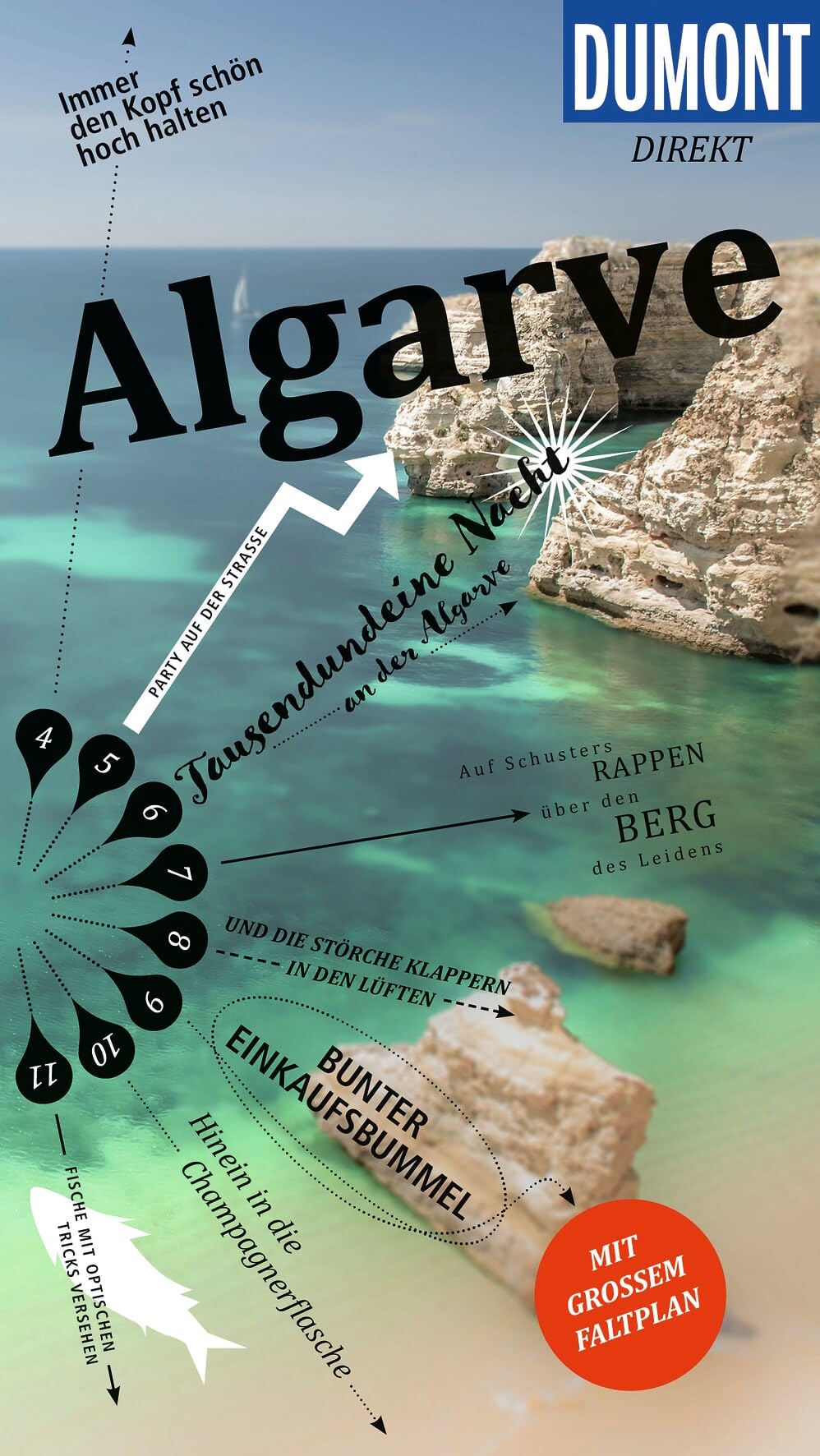 DUMONT direkt Reiseführer Algarve: Mit großem Faltplan