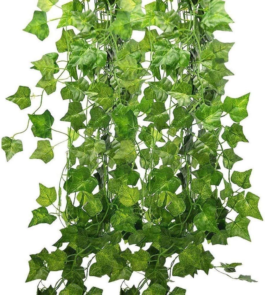 Amazon Formemory フェイクグリーン 観葉植物 造花 グリーン 壁掛け アイビー 藤 緑 24本入れ インテリア ホーム 飾り オフィス ベランダ ガーデン 吊り 人工観葉植物 植物装飾 結婚式 パーティー 装飾 植物 人工観葉植物 オンライン通販