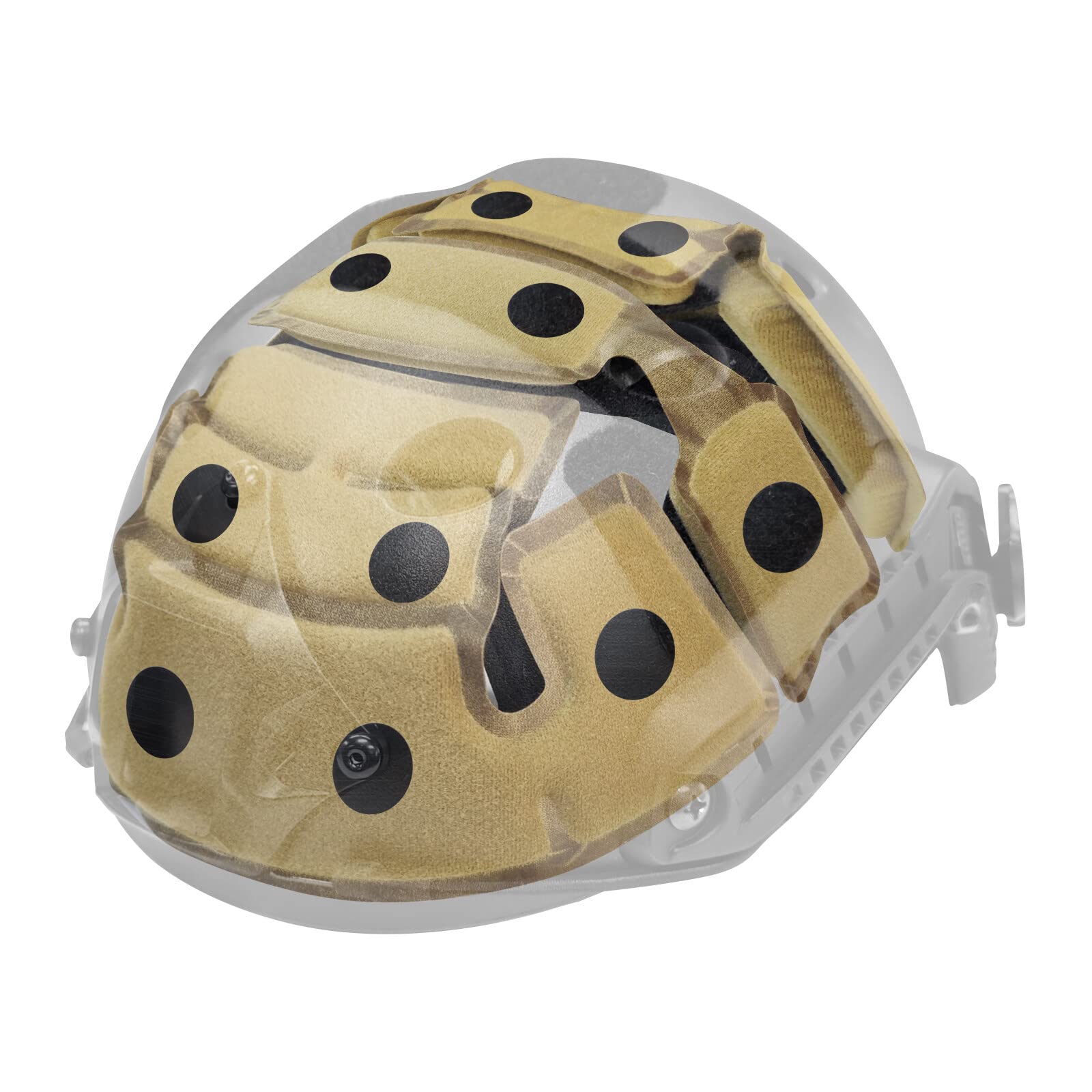 Coussin De Casque Tactique En Mousse à Mémoire - Kit Rembourrage Confort Pour Casques Militaires, Moto, Vélo