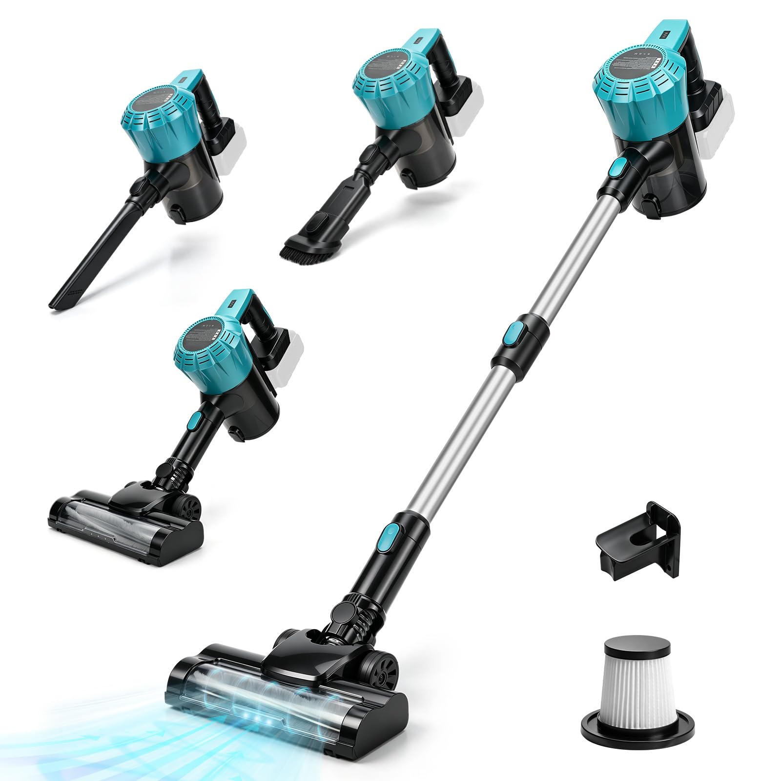 Amazon | コードレス掃除機 スティッククリーナー マキタ18Vバッテリー