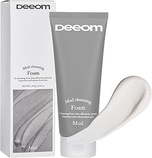 Sponsored Ad - DEEOM Mud Foaming Facial Cleanser Face Wash with Charcoal , Exfoliating and Detoxifying Foaming Black Head ...