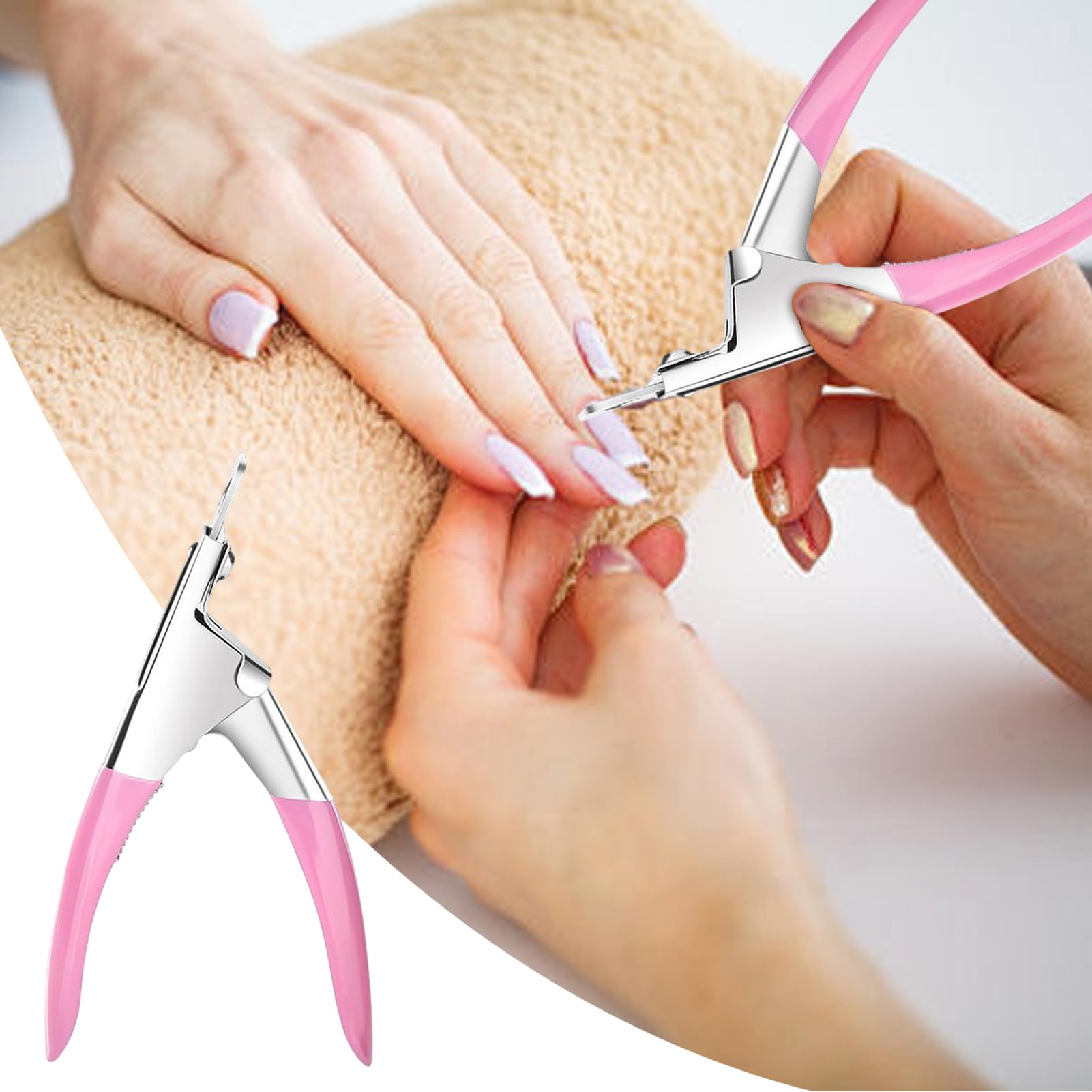 TIPO U Trimmer Cutter Caglio in Acciaio Inox per Unghie Strumento Manicure