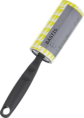 Miniatura 3 de IKEA Bastis - Rodillos para quitar pelusas color gris, juego de 5 rodillos (200 hojas)