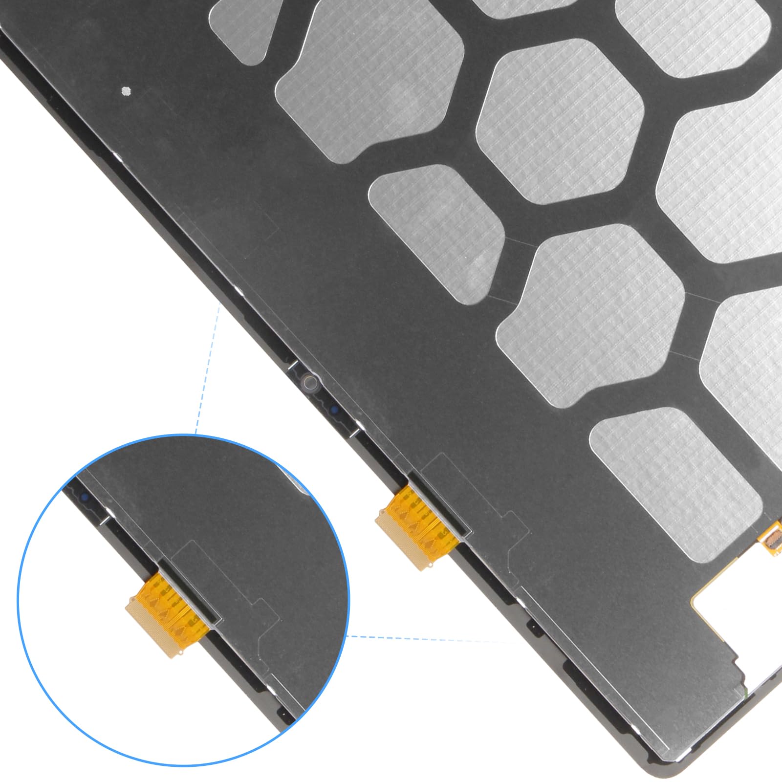 LCD Schermo per Samsung Galaxy Tab S9 Fe Plus, Display per Samsung Tab S9 Fe+ SM-X610 SM-X616B, LCD Display Touch Screen Assembly con Riparazione Kit (12.4", Nero Senza Cornice)