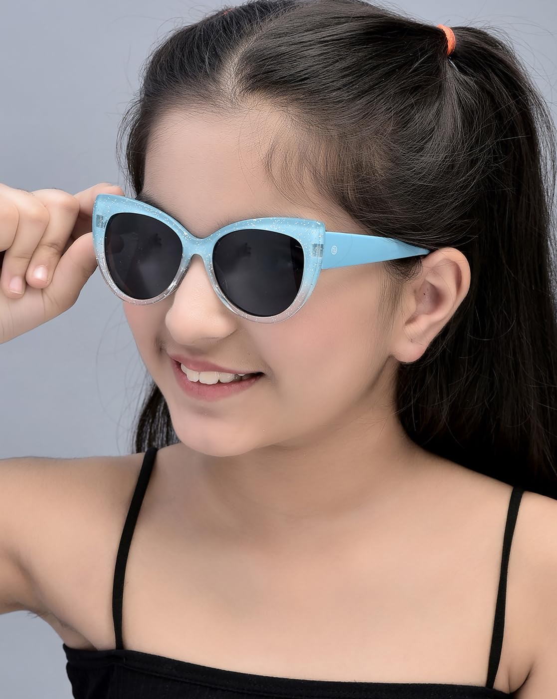 Carlton London Kids Girls UV Protected Cateye Sunglass 4