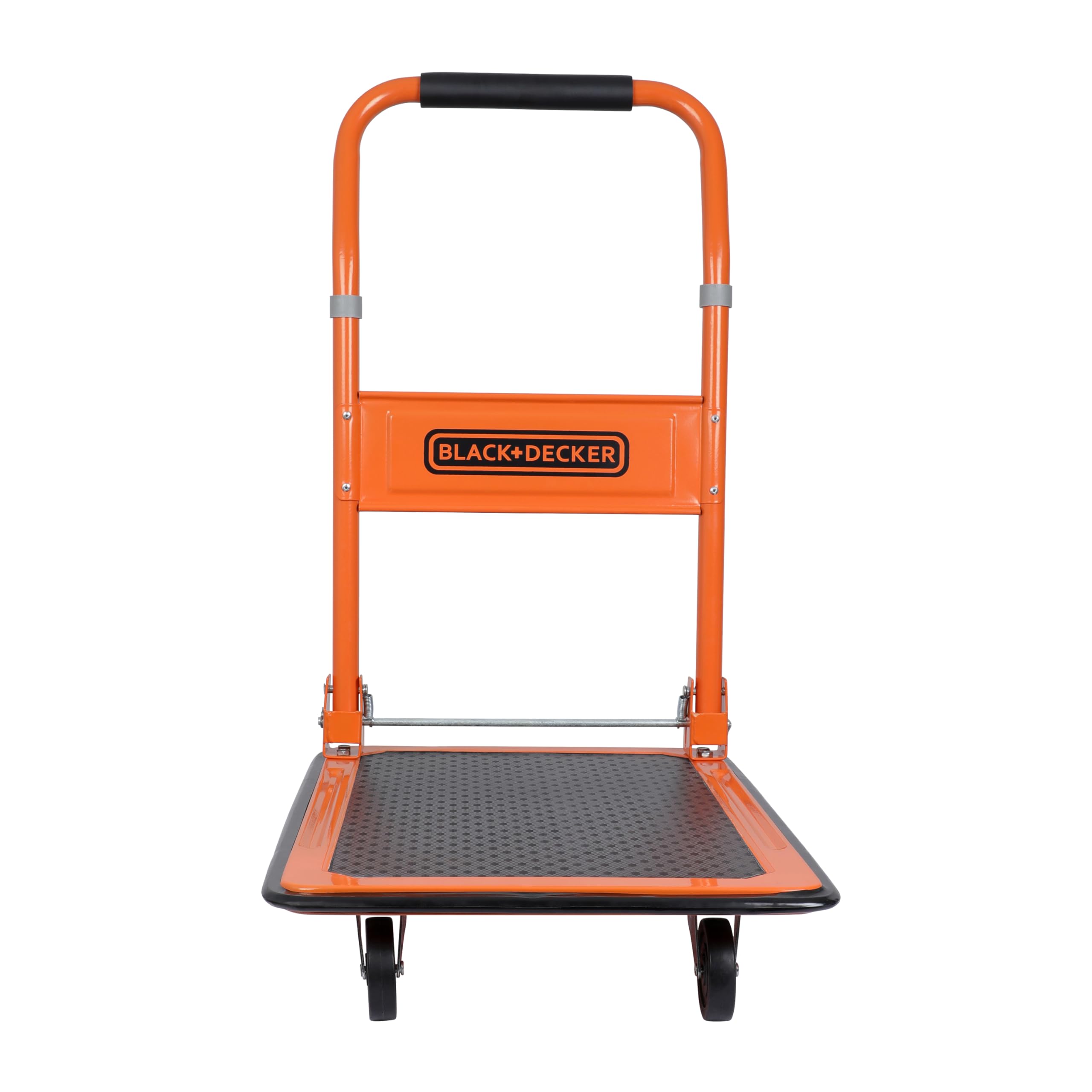 BLACK+DECKER BXWT-H303 Chariot à roulettes - Diable Pliant Max. 80KG - Chariot Plateforme 60 x 40 x 80,5 cm - Diable Demenagement avec Poignée - Facile à Ranger - Acier