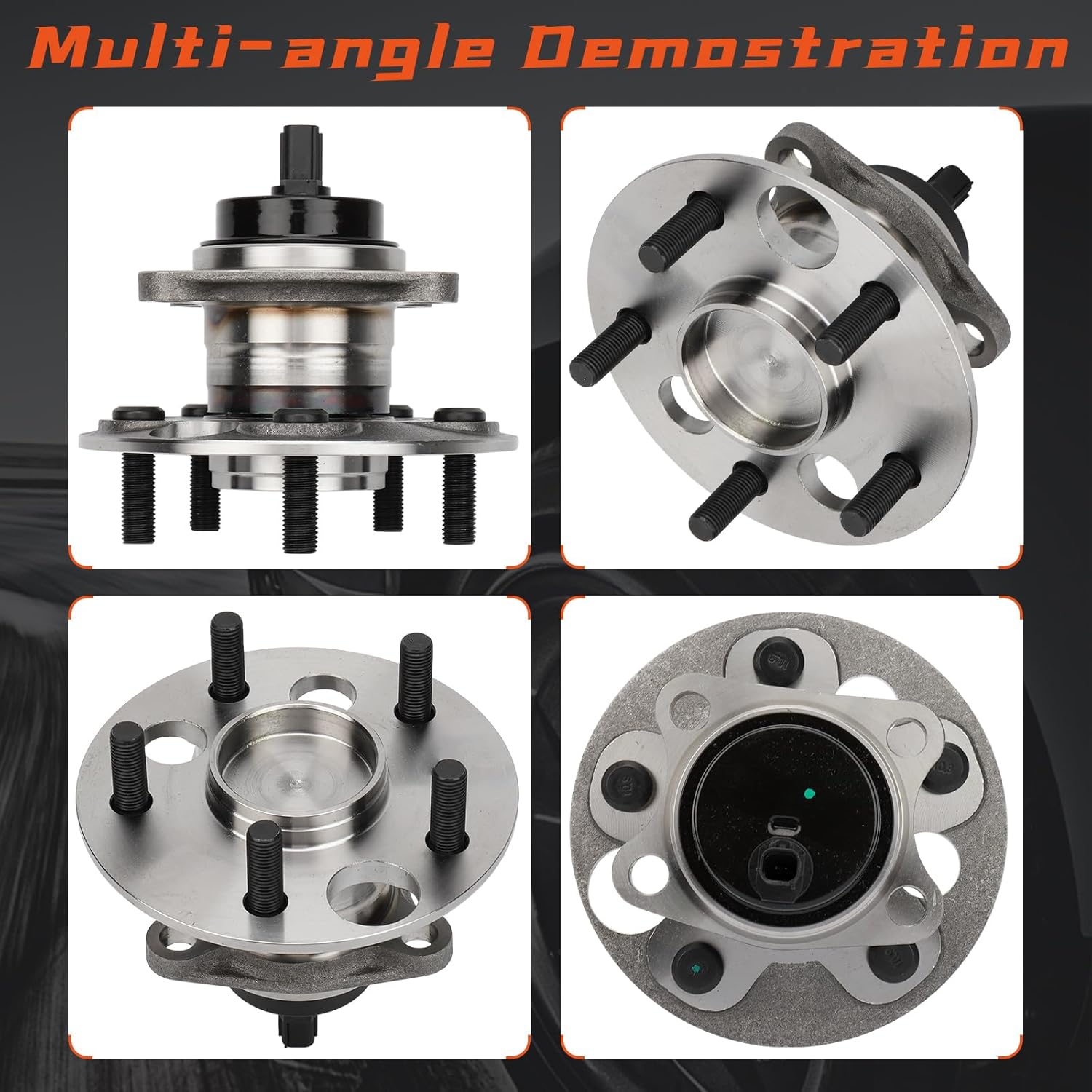 512418 DRIVESTAR Rear Wheel Hub & Bearing Assembly for Scion XB 2008 09 10 11 12 13 14 15, 5 Bolts W/ABS