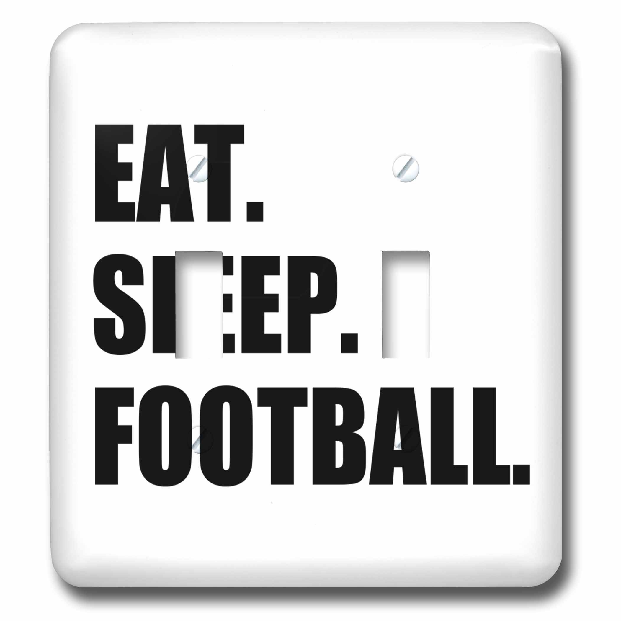 Interrupteur à bascule Eat Sleep Football multicolore
