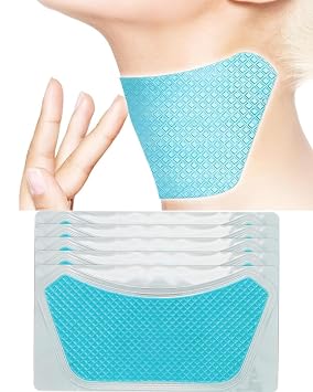 Anti Neck Wrinkle Patches, 5 pcs Moisturizing & Firming Neck Pads- Smoothing Wrinkles, Collagen Mask Patches, Reduce Fine Anti Aging for Skin Firming & Neck Anti Wrinkle Neck Collagen Patches