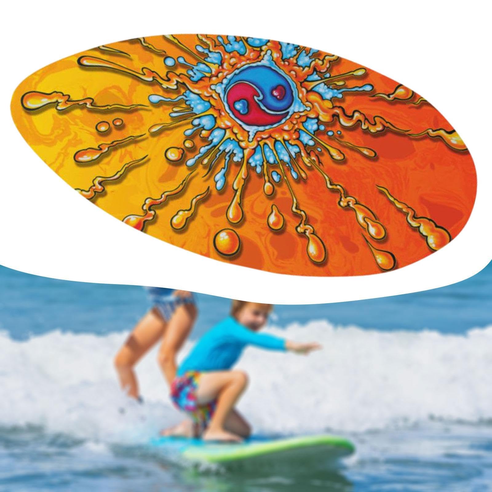 Skimboard, Tabla de Surf, Tobogán de Playa, Tabla de Surf Antideslizante de, Skimboard de para Todos Los Adolescentes Que Practican Skimboarding Y, Vistoso