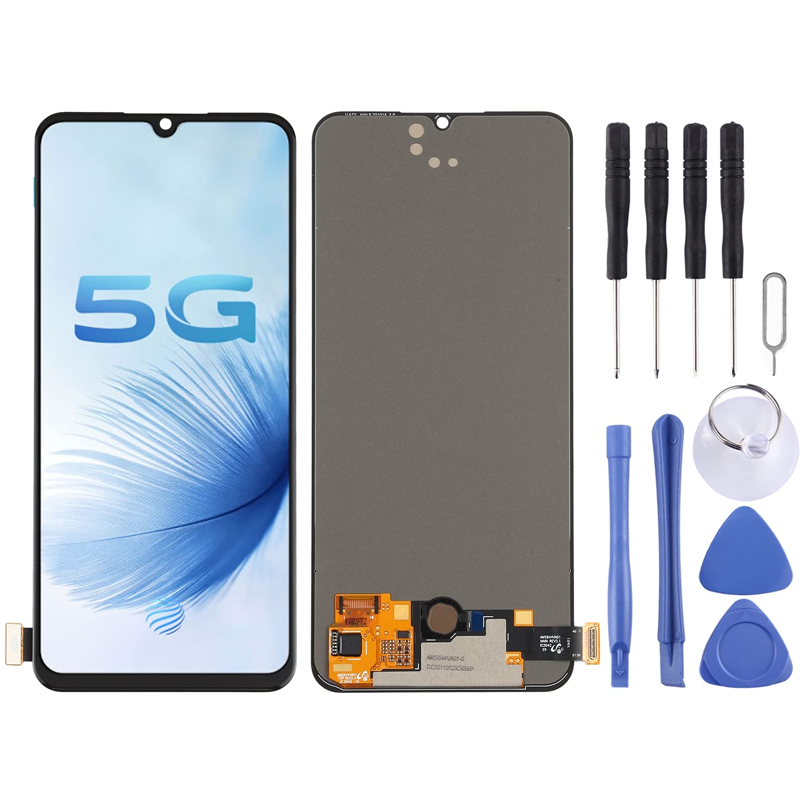 PANGTOU LCD Screen and Digitizer Full Assembly for Vivo S6 5G