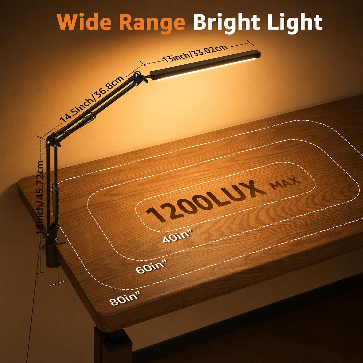 Fulminare LED Desk Lamp - Adjustable & Dimmer -3