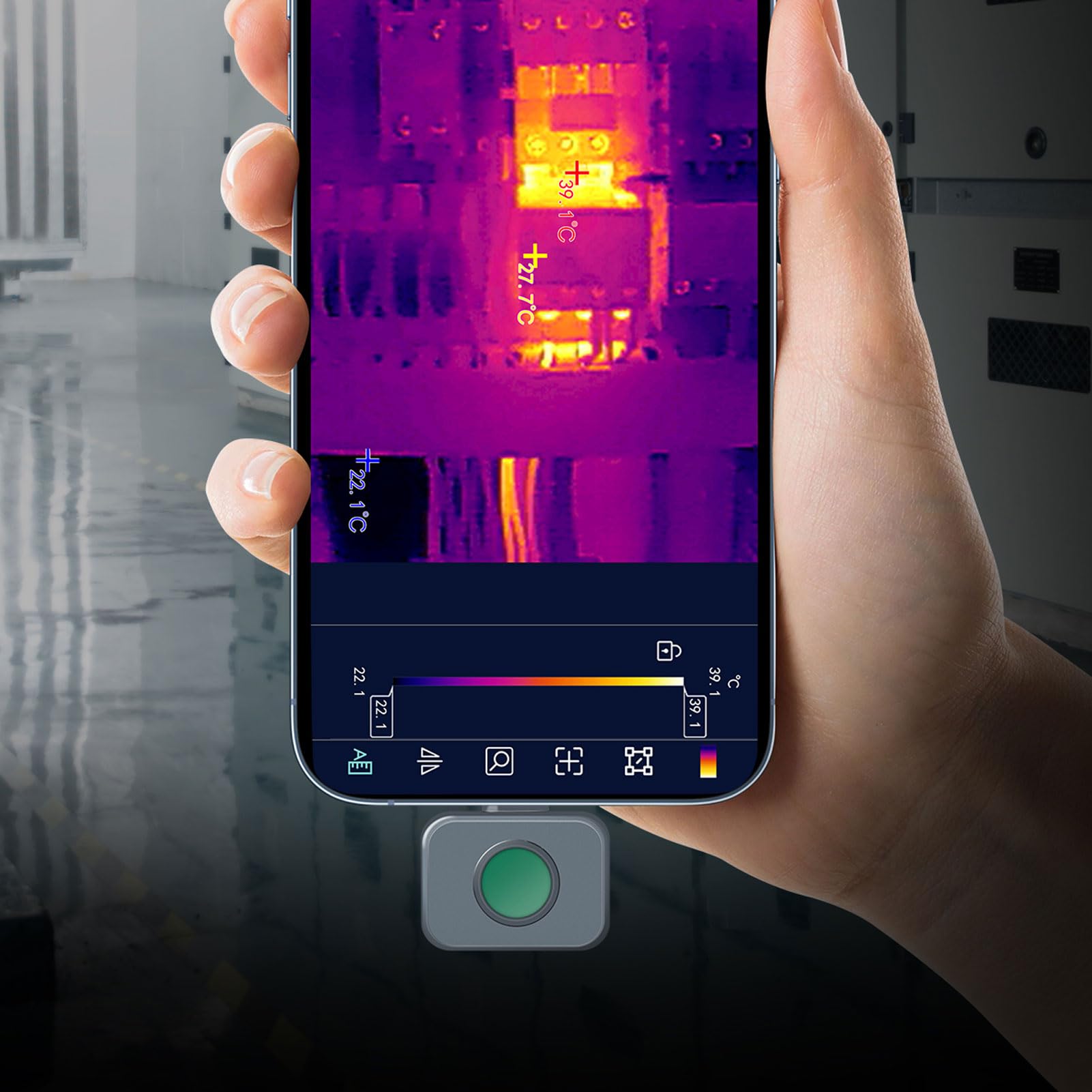 Fafeicy Kamera Termowizyjna 256x192 Rozdzielczość Podczerwieni 25 Hz