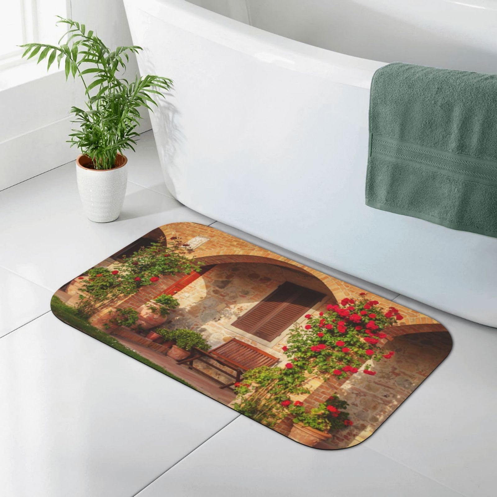 Tapis de salle de bain antidérapant et super absorbant 50x80