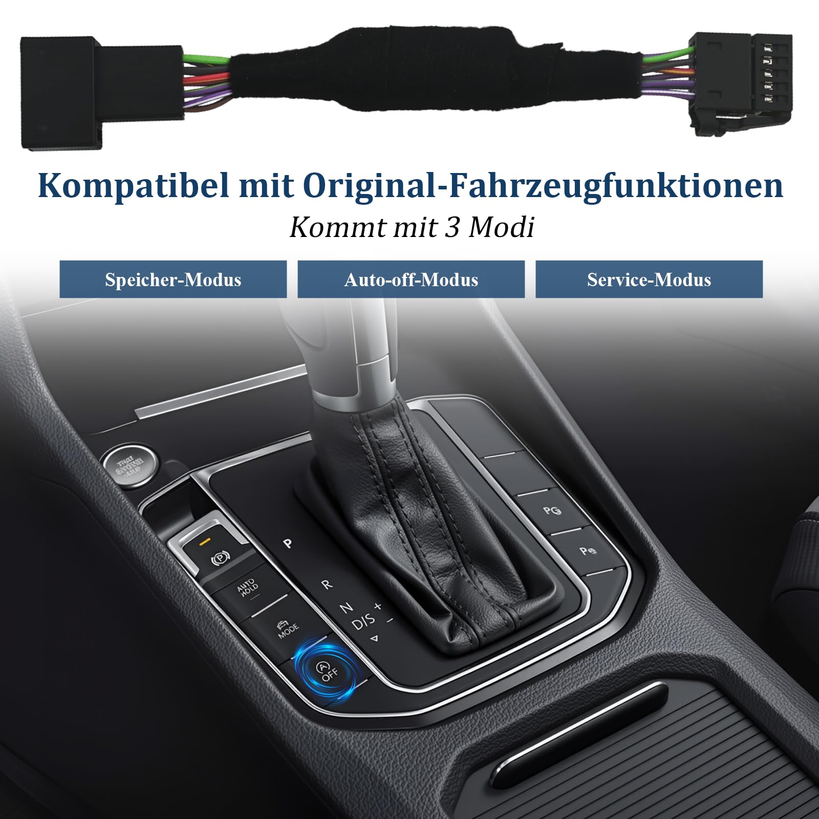 Auto Start-Stopp-Automatik Motor System Aus Eliminator Steuerkabel Kompatibel mit V-W New Tiguan, Plug und Play