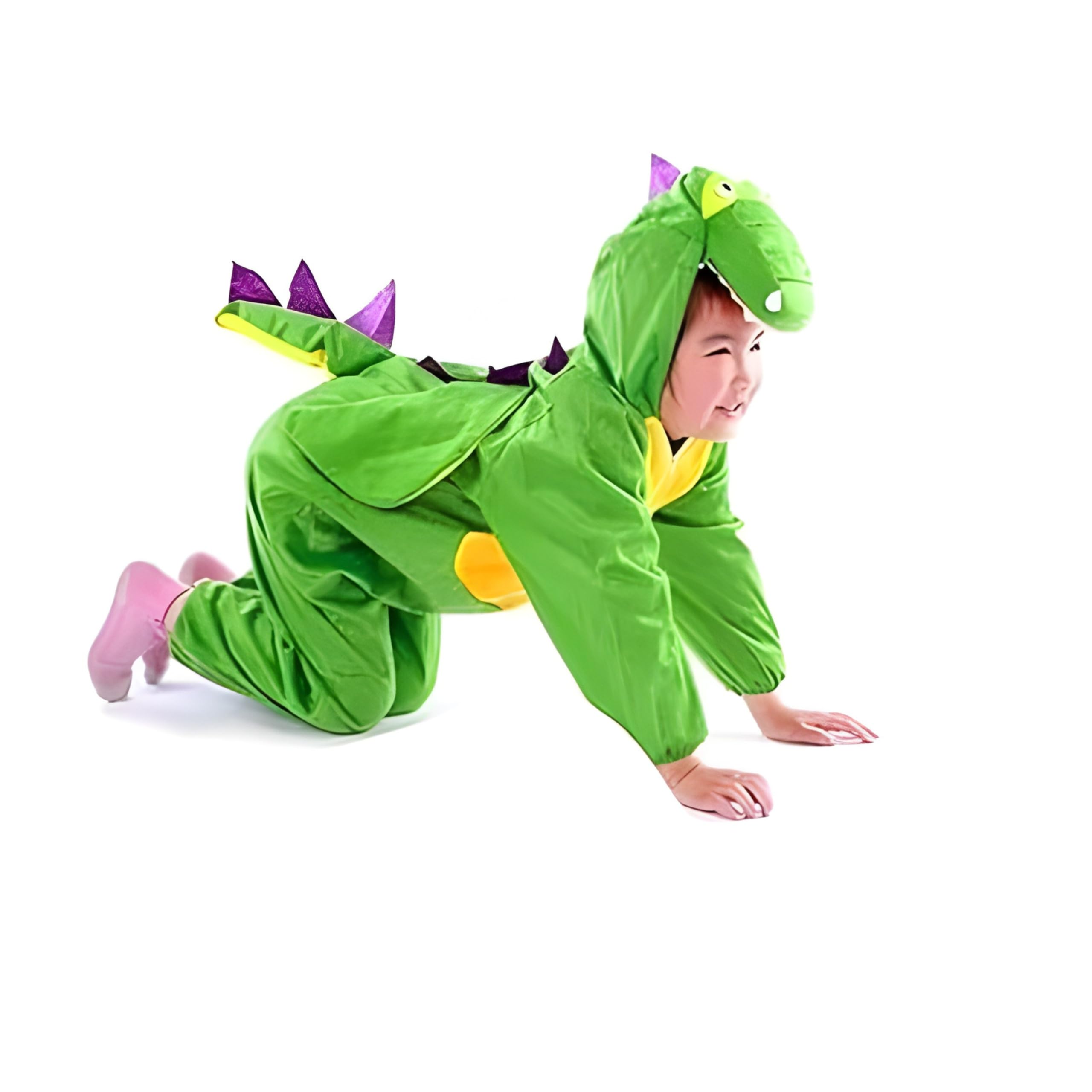 Dinosaur Costume for Kids and Toddlers 1-8 years | Animal Costumes for Kids | Dinosaur Jumpsuit Halloween Costume for Toddlers, Boys, Girls | Dress Up Cosplay Outfit (Large (4-6 years))