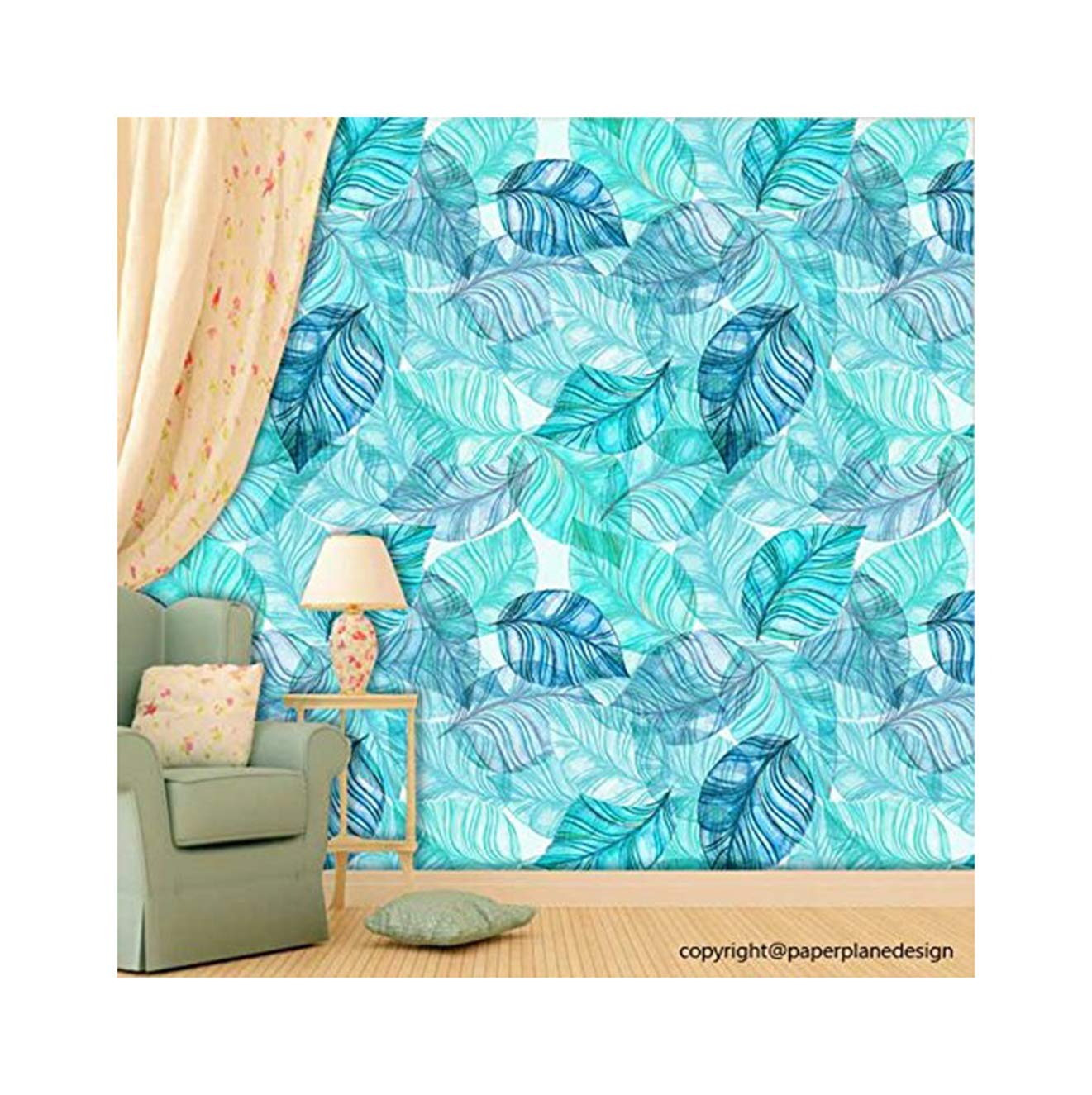 PAPER PLANE DESIGN Wallpaper Self Adhesive Wall Sticker Matte Water Proof- Botanical Leaves Theme (16 INCH X 90 INCH X 3 Roll) (30 Sq. Feet) (B08LYPPQ6L) Amazon Price History, Amazon Price Tracker