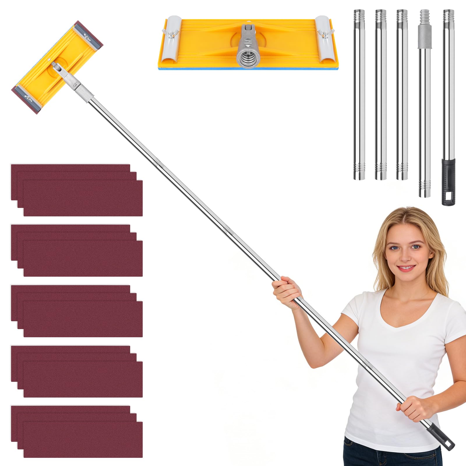 Photo 1 of HOOMESUN Drywall Pole Sander with Extension Pole