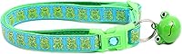 Vista 9 de Frog Cat Collar - Safety - Breakaway - Pugs2Persians (Small(10lbs & Less), Blue)