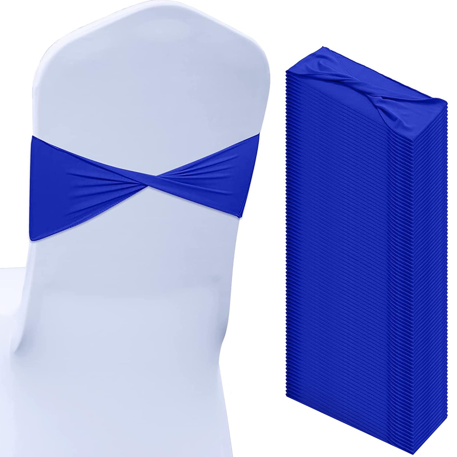 Paquete De 8 Bandas Elásticas Para Sillas Para Boda, Bandas