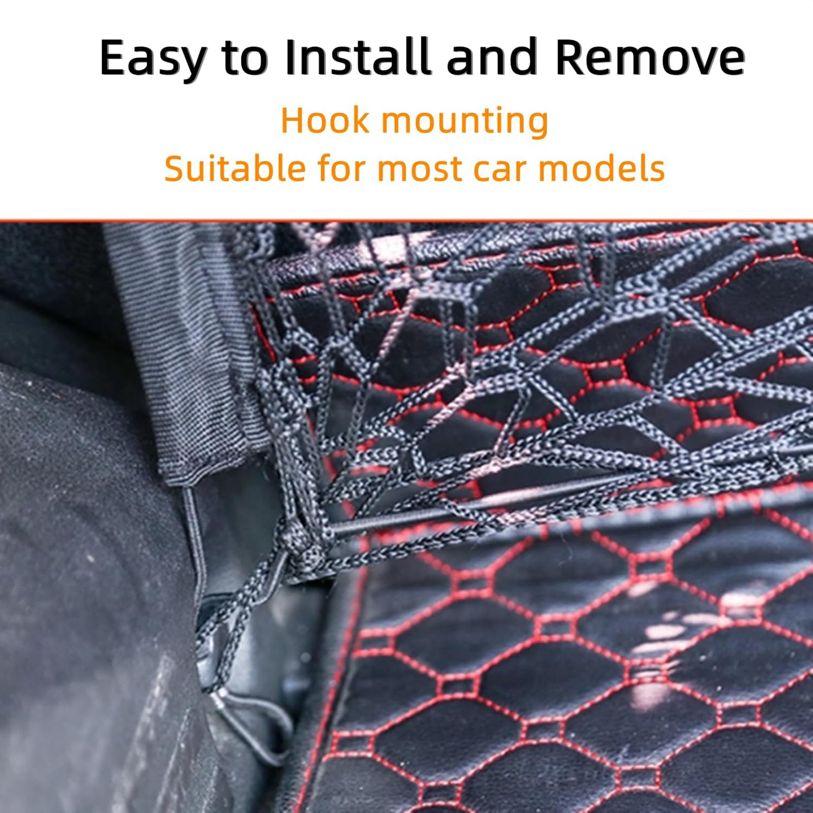 Barriera Cane Auto, per Hyundai Tucson SUV 2020-2024 2025 Porta Regolabile per Bagagliaio Rete di Separazione Cani Tronco Auto Mesh Sicurezza Griglia
