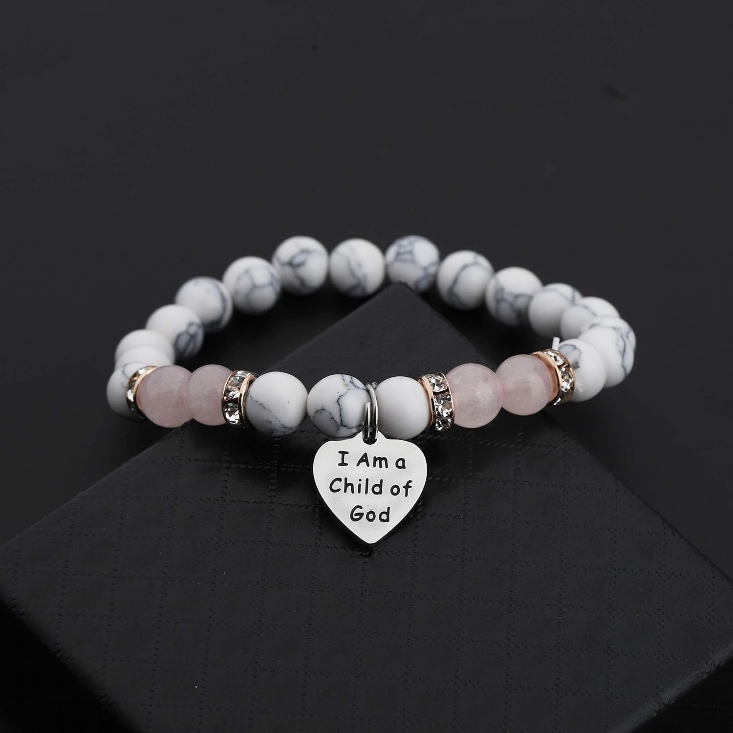 MAOFAED Baptism Gift First Communion Gift Religious Jewelry Bracelet