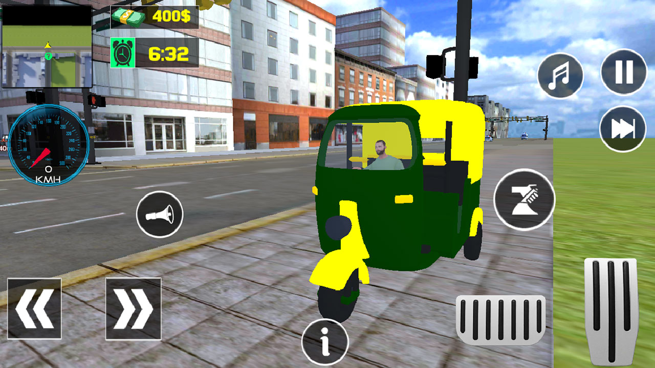 Modern Tuk Tuk Auto Rickshaw Driving Simulator: City and Offroad Racing ...