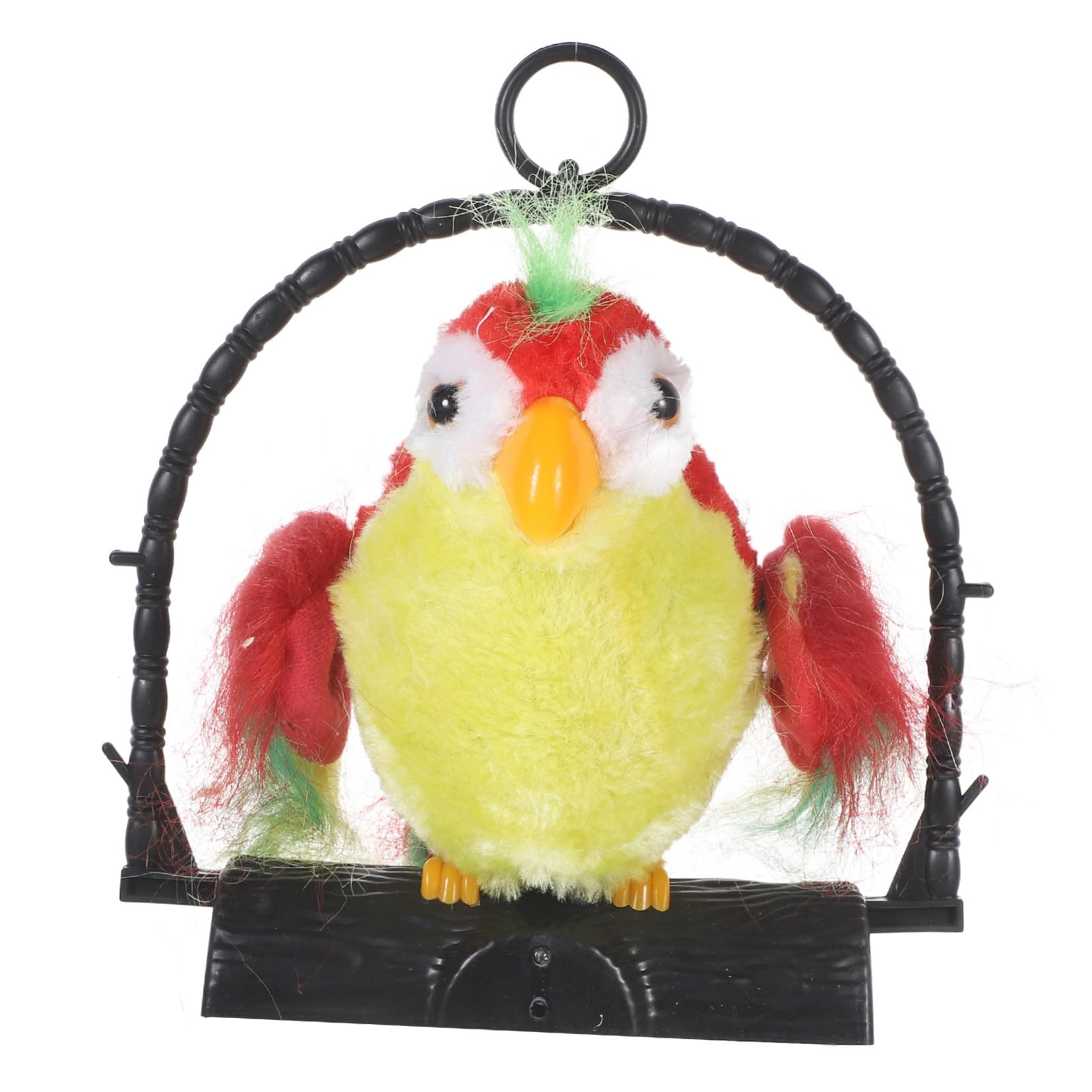 Vaguelly Electric Recording Talking Parrot Toy for Kids Red