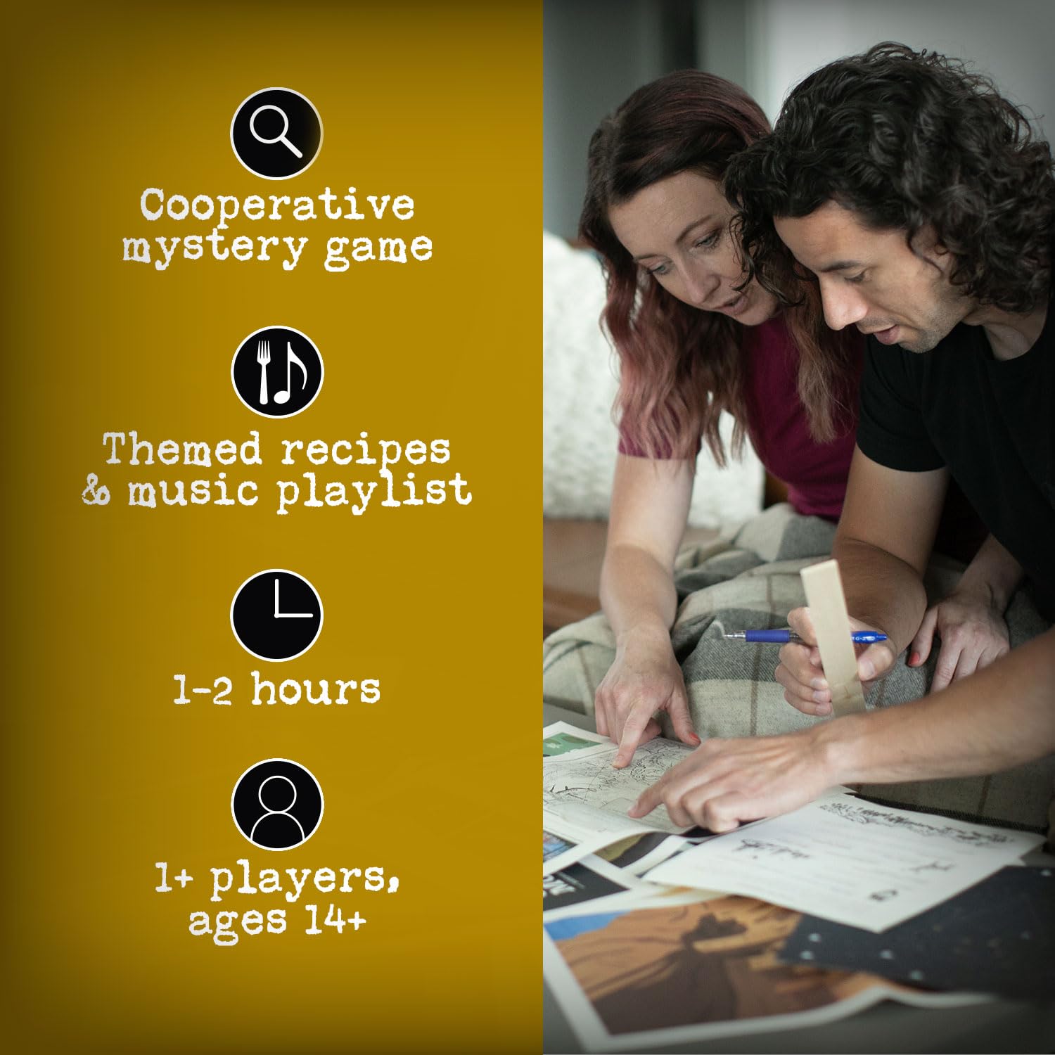 Gioco misterioso | Svizzera: Heist in The Alps - Diventa un detective e indaga su un caso irrisolto, Puzzle di Escape Room, per Date Night, Serata di gioco o da solo.