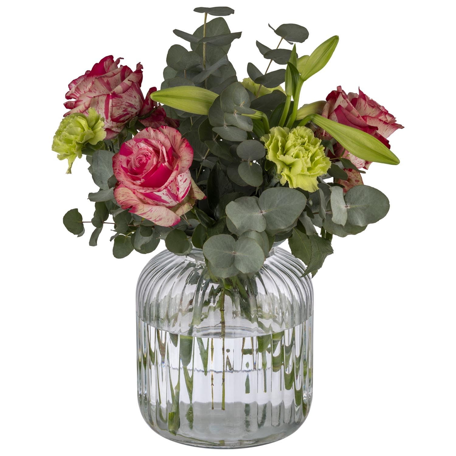 APS 82269 - Barattolo in vetro, diametro 17,5 cm, altezza: 27 cm, 3,7 litri, vetro, apertura: Ø 9 cm
