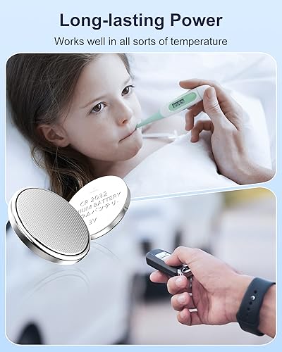 Vista 11 de Brightown Baterías CR2032, baterías de litio de 3 V, pilas de botón CR2032 para dispositivos electrónicos pequeños, relojes, llaveros, sensores 30