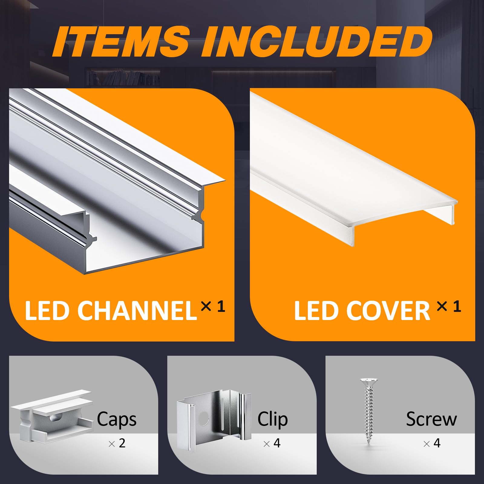 6 x 2 m (40m) Profilo alluminio per strisce led opaca utilizzare per Schermo Max L2000x19.7x10mm LED SP23 Profilo angolare alluminio (6)