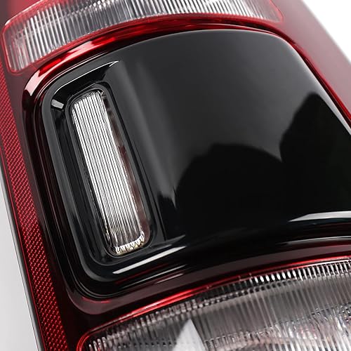 Miniatura 7 de Para Dodge Ram 1500 Conjunto de luz trasera 2019-2022 tipo LED y lente roja cromada interior derecha lado del pasajero luz trasera 55112992AC