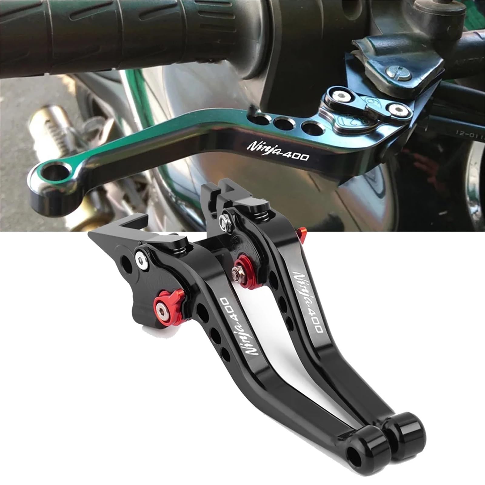 Fit For K-a-w-a-s-a-k-i Ninja400 Ninja 400 2018-2024 2022 Motorcycle CNC Clutch Brake Lever Adjustable Handle Levers 6-speed Adjustment