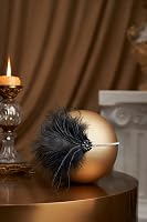 BABEYOND 1920-as Évek Fekete Tollpántos Hajpánt Női Charleston Flapper Stílus Great Gatsby Jelmez Kiegészítő Strasszkővel 2