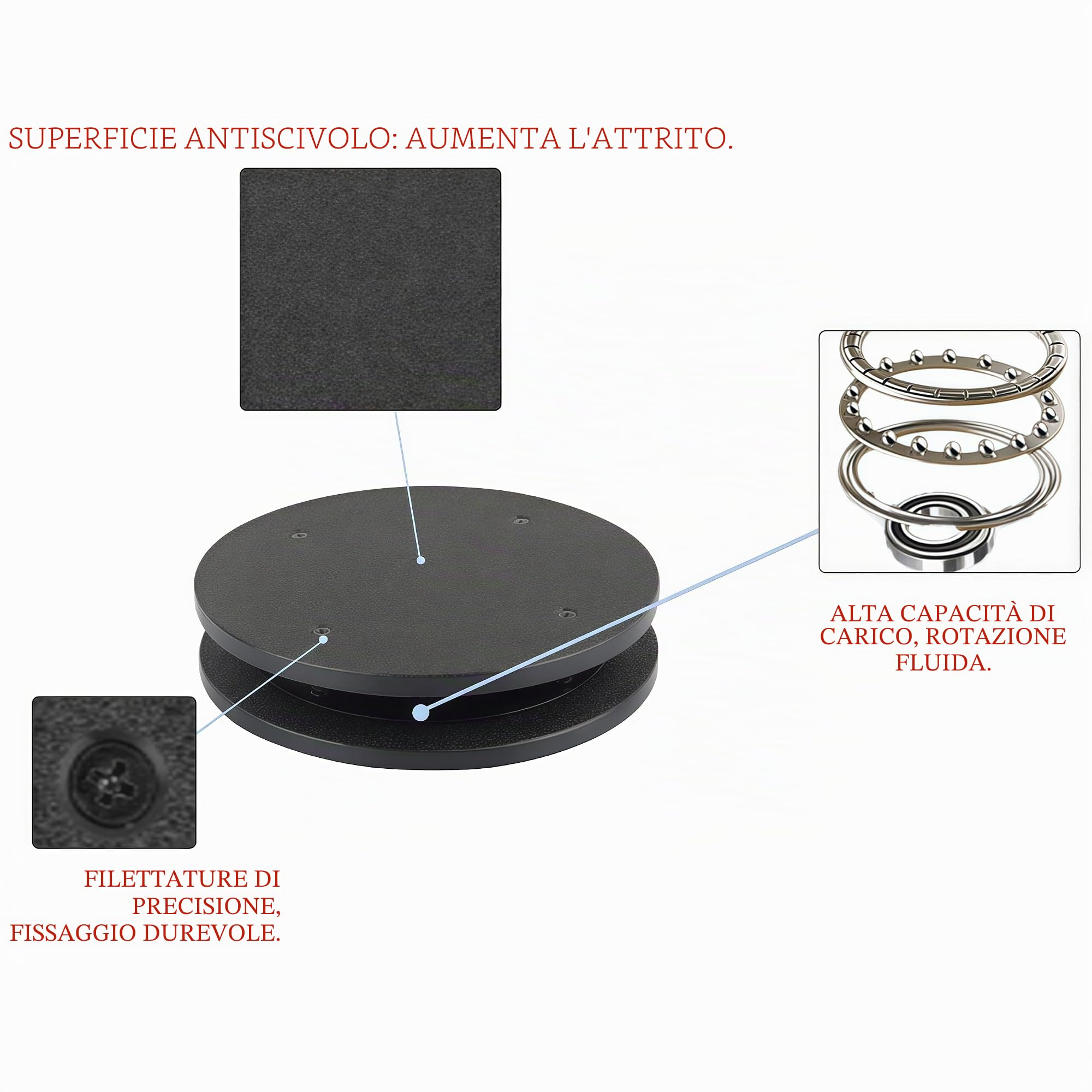 TIZYFF Pattinaggio artistico Spinner – aiuto per l'allenamento per pattinatori, ginnastica, danza e balletto Pirouette Metal Eight Spin Trainer.