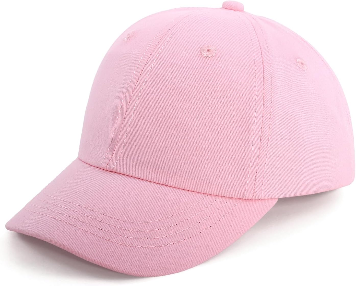 YuMENo Baseball Cap for Kids Boy Girls Basic Cotton Baseball Hat Adjustable Size for 3-12 Years