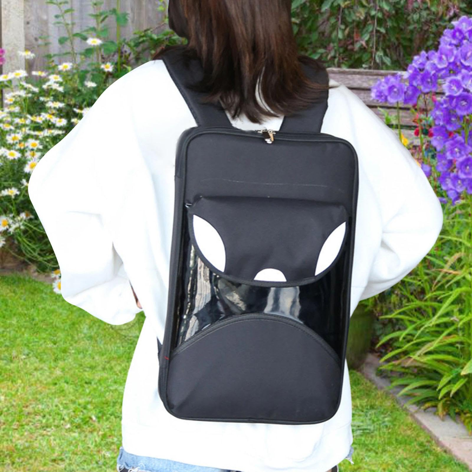Fenteer Drum Mallet Pouch Bolsa para Drumsticks Estuche Protector de Baquetas de Batería Mochila de Oxford con Asa Funda de Gran Capacidad Adecuada para Prof, Negro