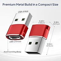 Vista 4 de Elebase Adaptador para Airpods Pro 3, adaptador USB a USB C, paquete de 4, conector USBC hembra a A macho para Apple Watch Ultra iWatch 11 10 9 8 7