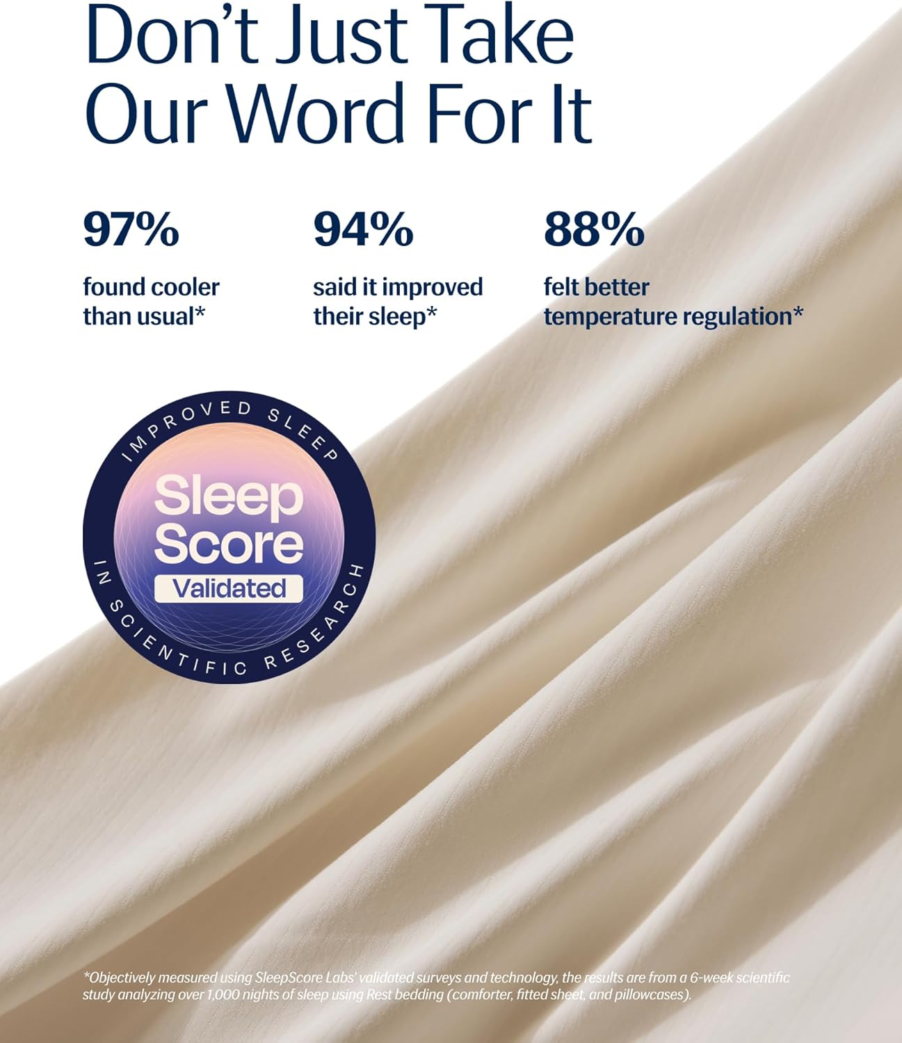 REST® Evercool® Cooling Comforter, Full/Queen, Blanket for Hot Sleepers, All Season Bedding to Keep Cool for Night Sweats, Breathable Lightweight Blanket, 90x90 Inches, Snow Ivory