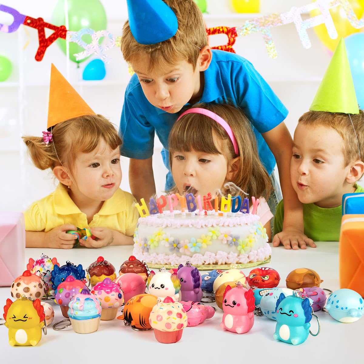 30 Braccialetti Antistress In Silicone - Push Bubble Fidget Toy, Regalini Compleanno Bambini, Gadget Per Festе - Foto 12