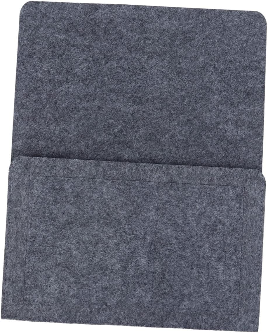 NOLITOY 1pc Sofa Storage Bag Desktop Organiser Basket Dorm Bedside Shelf Books Phones Origanizer Bed Hanging Pocket Mattress Storage Bag Large-capacity Bag Organizer Remote Control