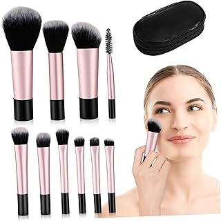 minkissy Juego de 10 brochas de maquillaje pa...