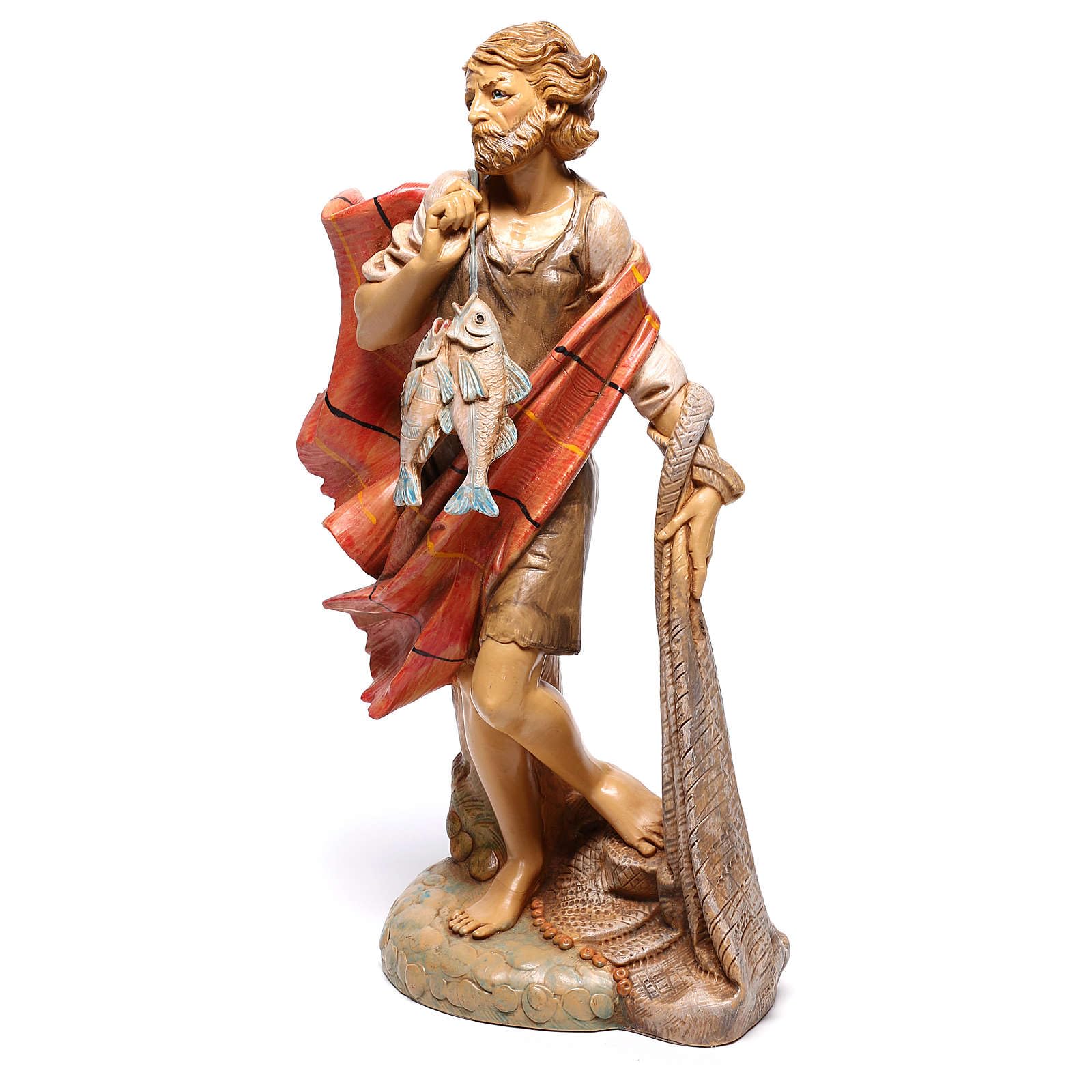 Holyart Pastore con Pesci 30 cm Fontanini